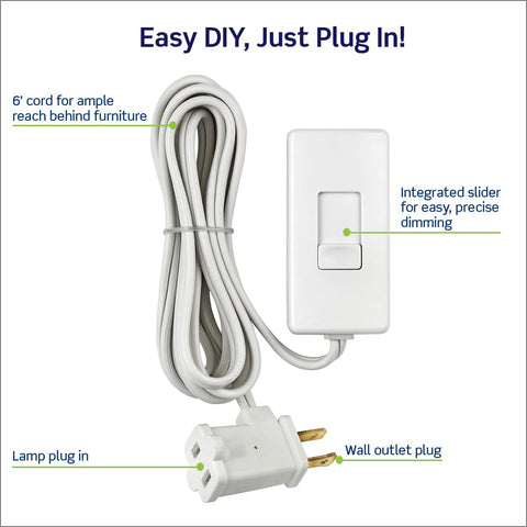 Leviton slide-control dimmer for precise light levels