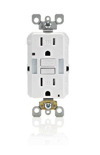 Leviton GFCI Guidelight indicator highlighting status in low light