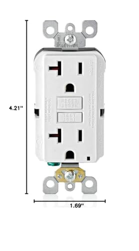 Leviton GFCI outlet installation near water areas helps meet NEC guidelines for safety.