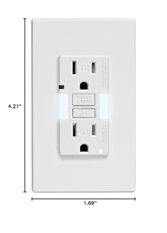 Leviton GFCI ideal for kitchen and bathroom use