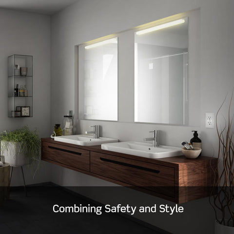 Leviton GFCI near-water area installation for NEC-compliant spaces