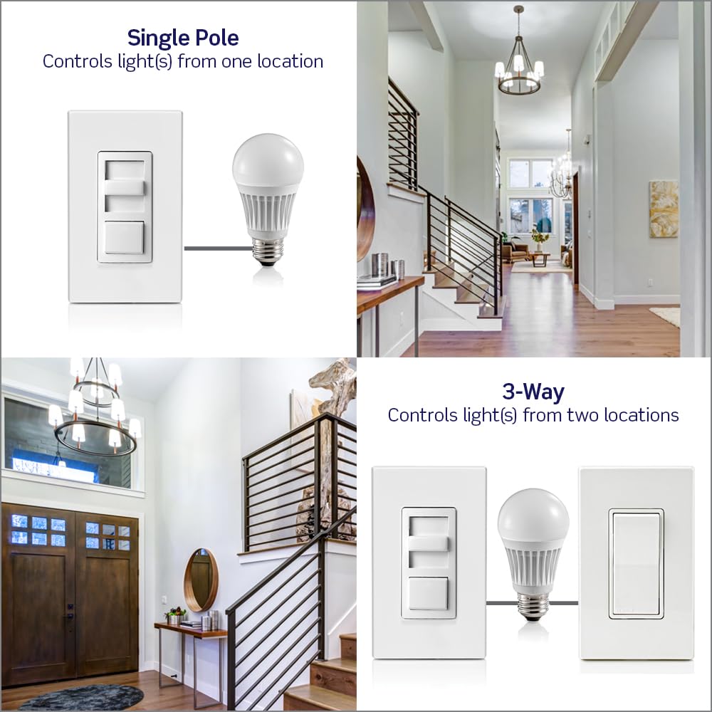 Leviton IllumaTech dimmer installation wiring guide for easy setup.