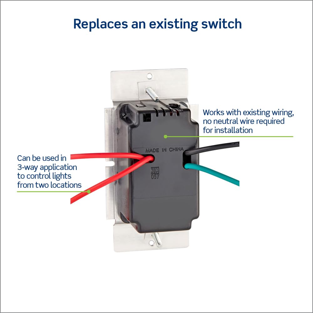 Leviton IPL06-10Z 3-way capable dimmer for two-entry rooms.