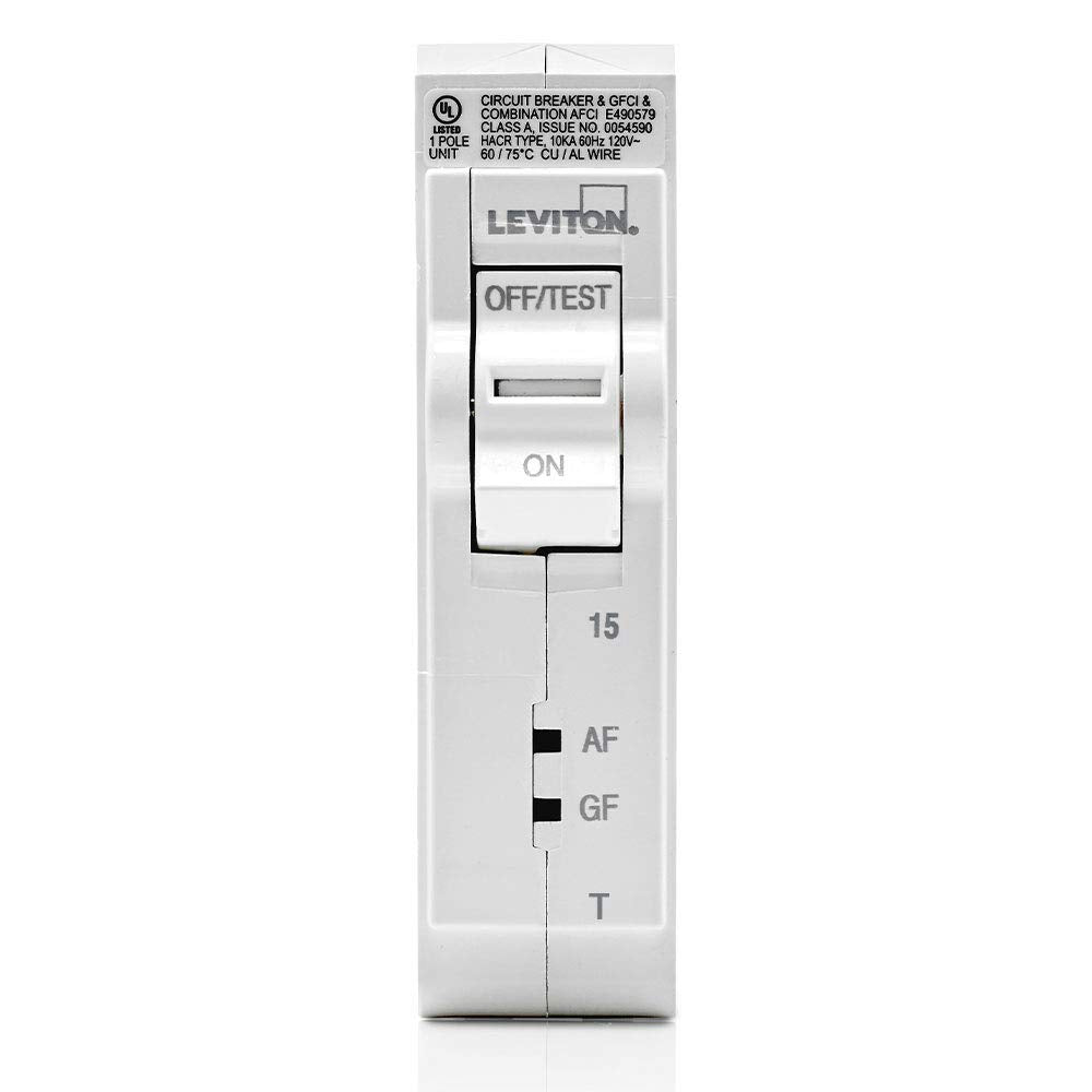 Leviton LB115-DFT side view showcasing compact plug-on installation.