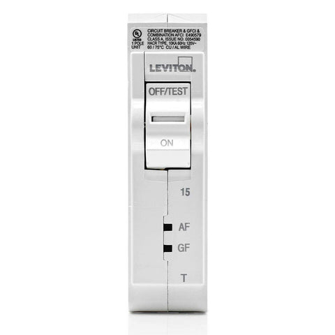 Leviton LB115-DFT side view showcasing compact plug-on installation.