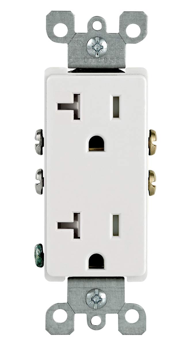 Leviton M02-T5825-Wmp durable white finish blends with modern decor
