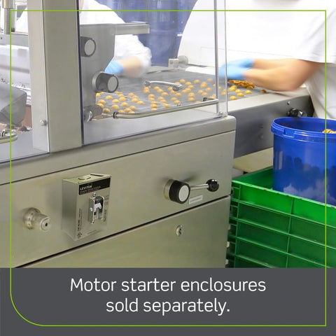Leviton MS303-DS in rugged industrial environment supports high-demand conveyors.