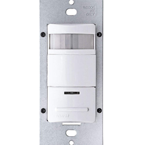 Leviton ODS10-IDE manual push-button enables instant on/off control