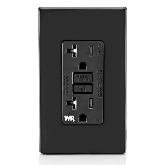 Leviton self-test slim GFCI installation box focus on easy retrofit