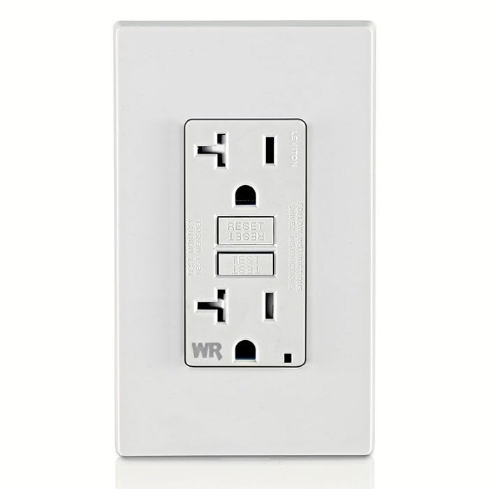 Leviton GFCI back and side wiring demonstration enabling versatile installation.