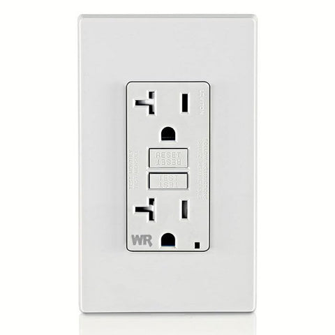 Leviton GFCI back and side wiring demonstration enabling versatile installation.