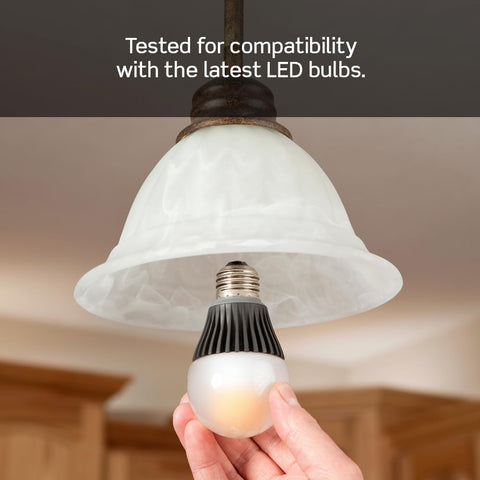 Leviton SureSlide ivory dimmer adjusting minimum brightness to prevent flicker
