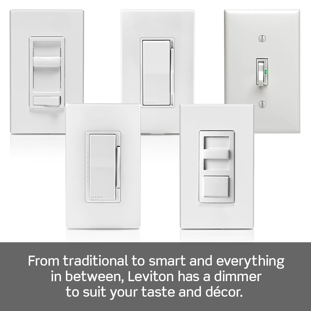 Leviton table lamp dimming for cozy living room evenings