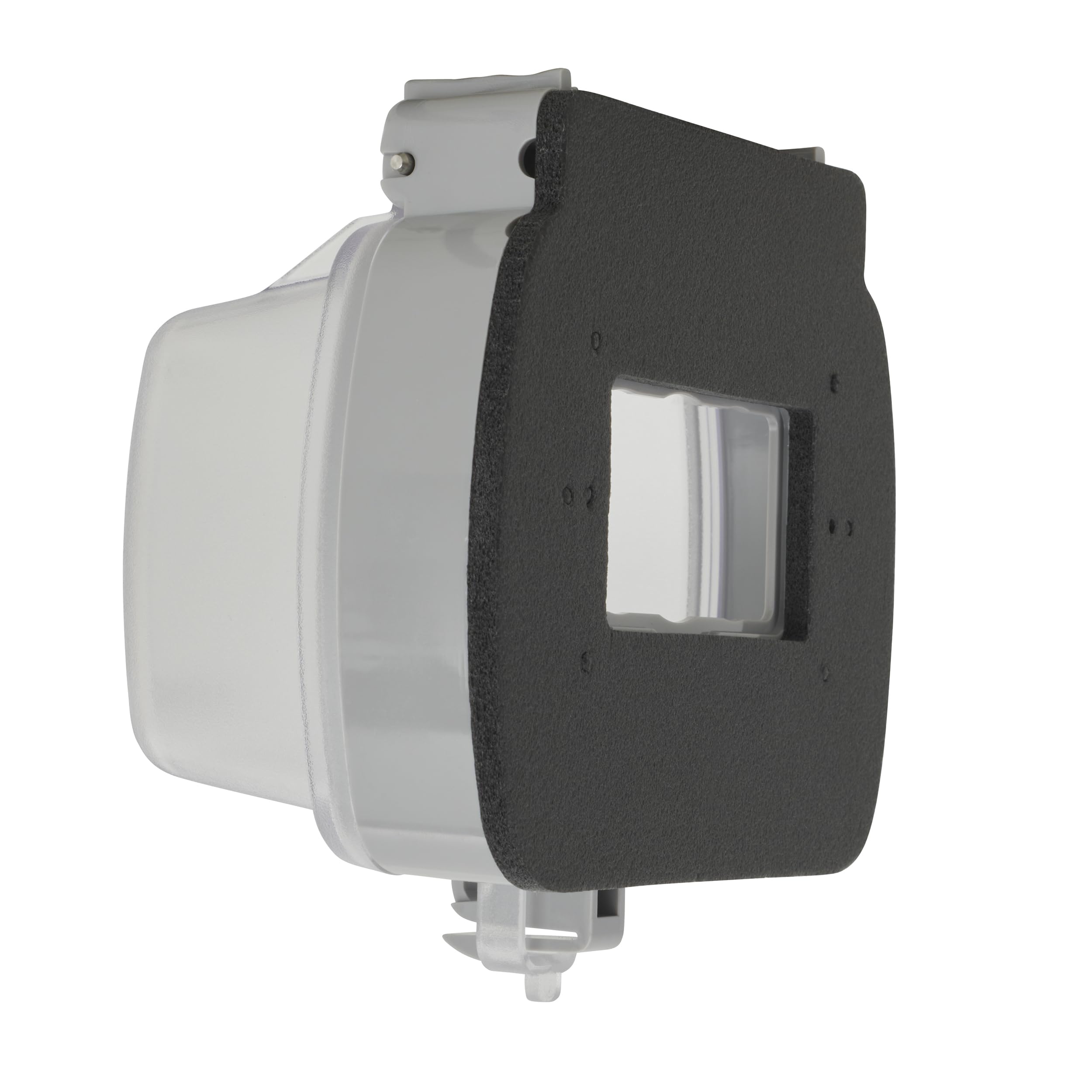 Leviton gasket and stainless hinge-pins offer durability in harsh outdoor conditions.