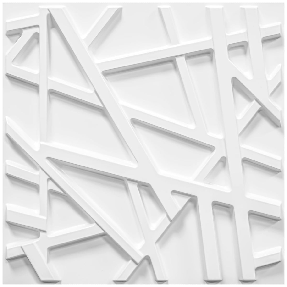 LEVOWAY 33-pack 3D wall panels in white for a versatile room backdrop.