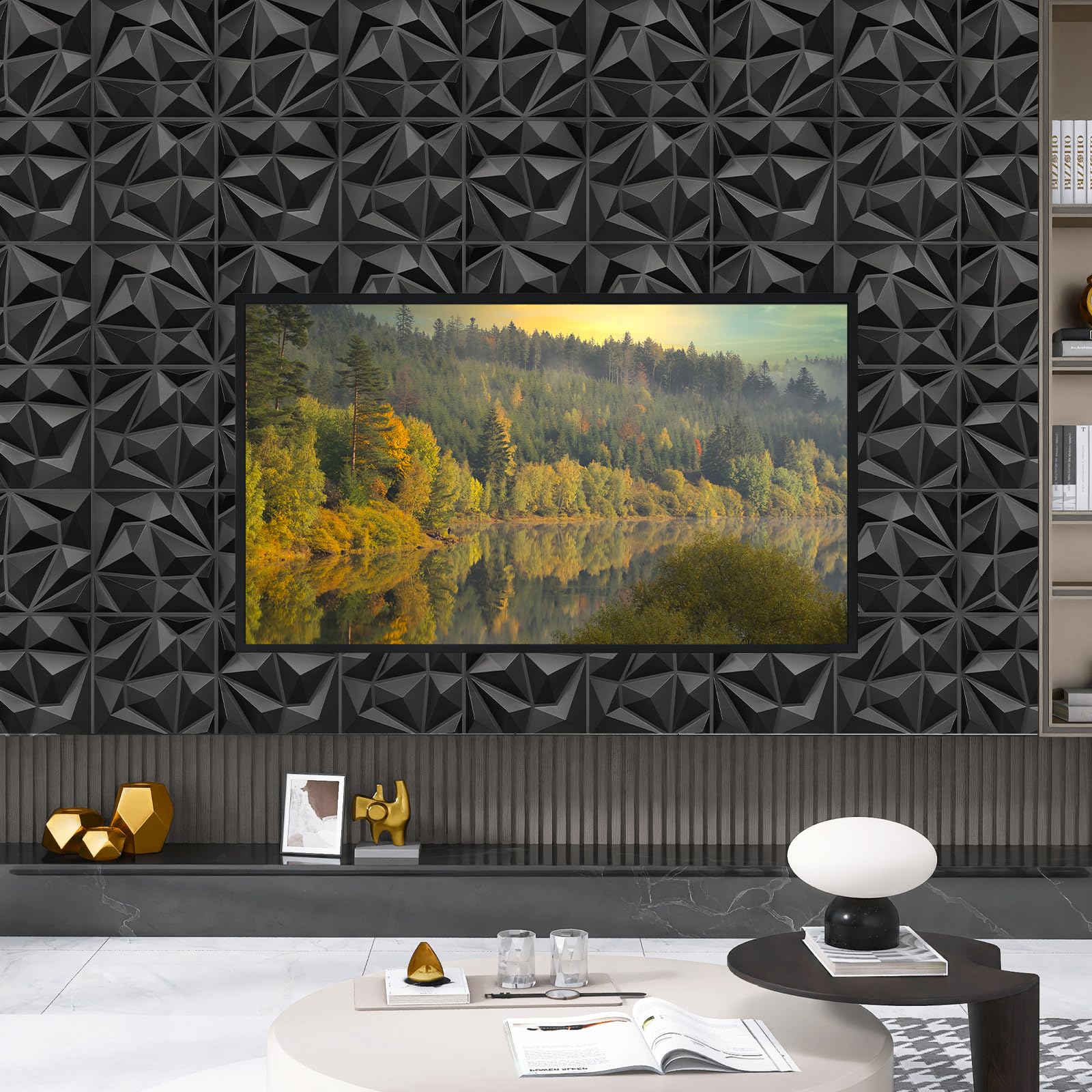 LEVOWAY installation-ready 3D panels simplify DIY wall updates
