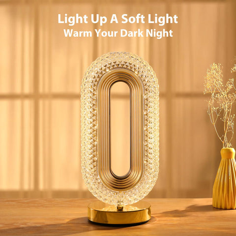 Lewondr bedside lamp with 3 color modes for adaptable ambient lighting.