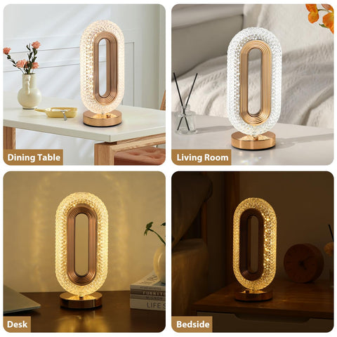 Lewondr stable non-slip base keeps the lamp steady on your desk.