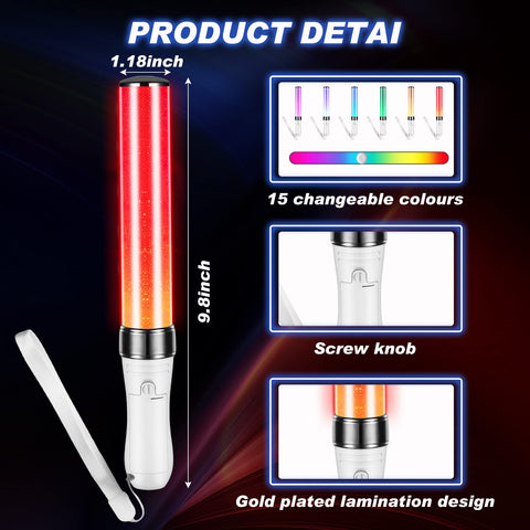 Lewtemi 3 Pcs K-pop Lightstick lightweight portable for easy carrying