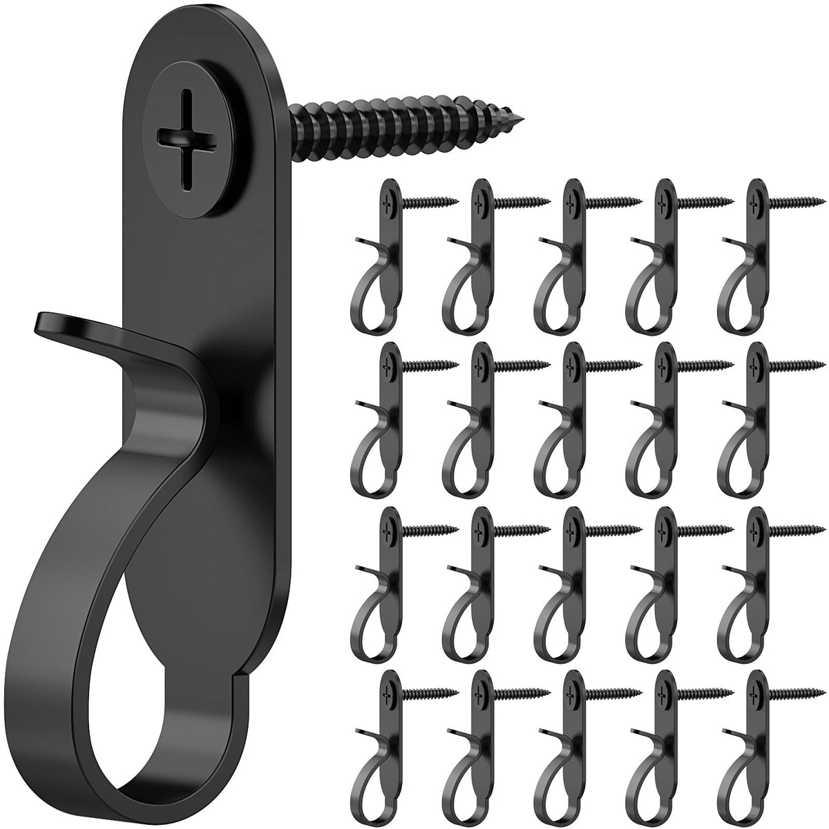 Lewufe stainless steel string light hanger hook for outdoor use secures fairy lights.