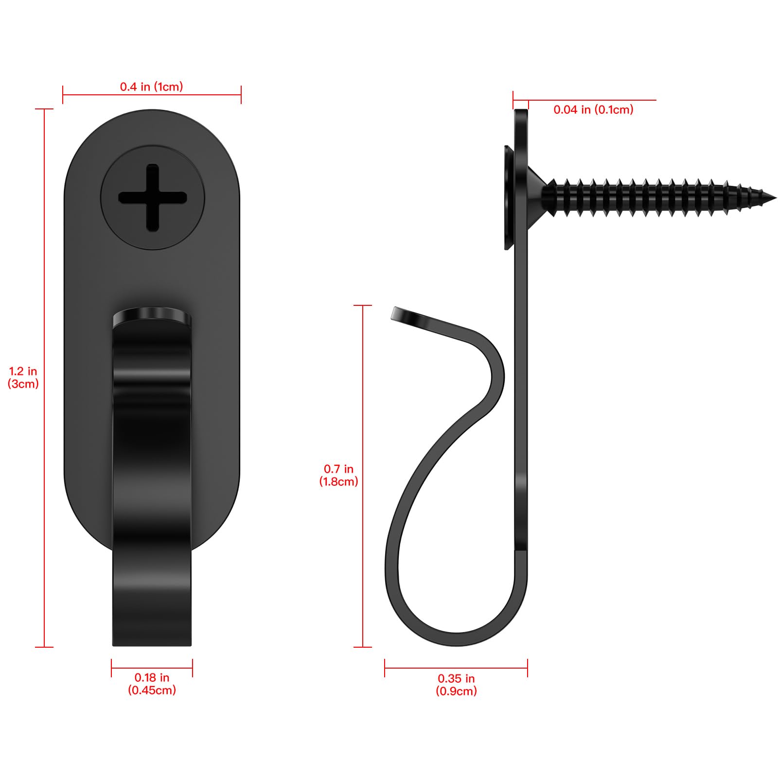 Lewufe easy-release string light hanger hook enabling quick rearrangement.