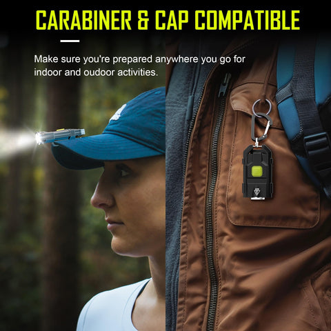 Lexall durable anodized aluminum body resists wear and tear during outdoor adventures.