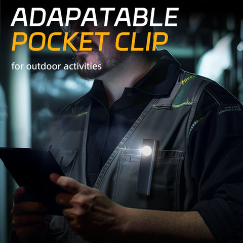 Lexall pocket-sized stick light is highly portable for quick use anywhere.
