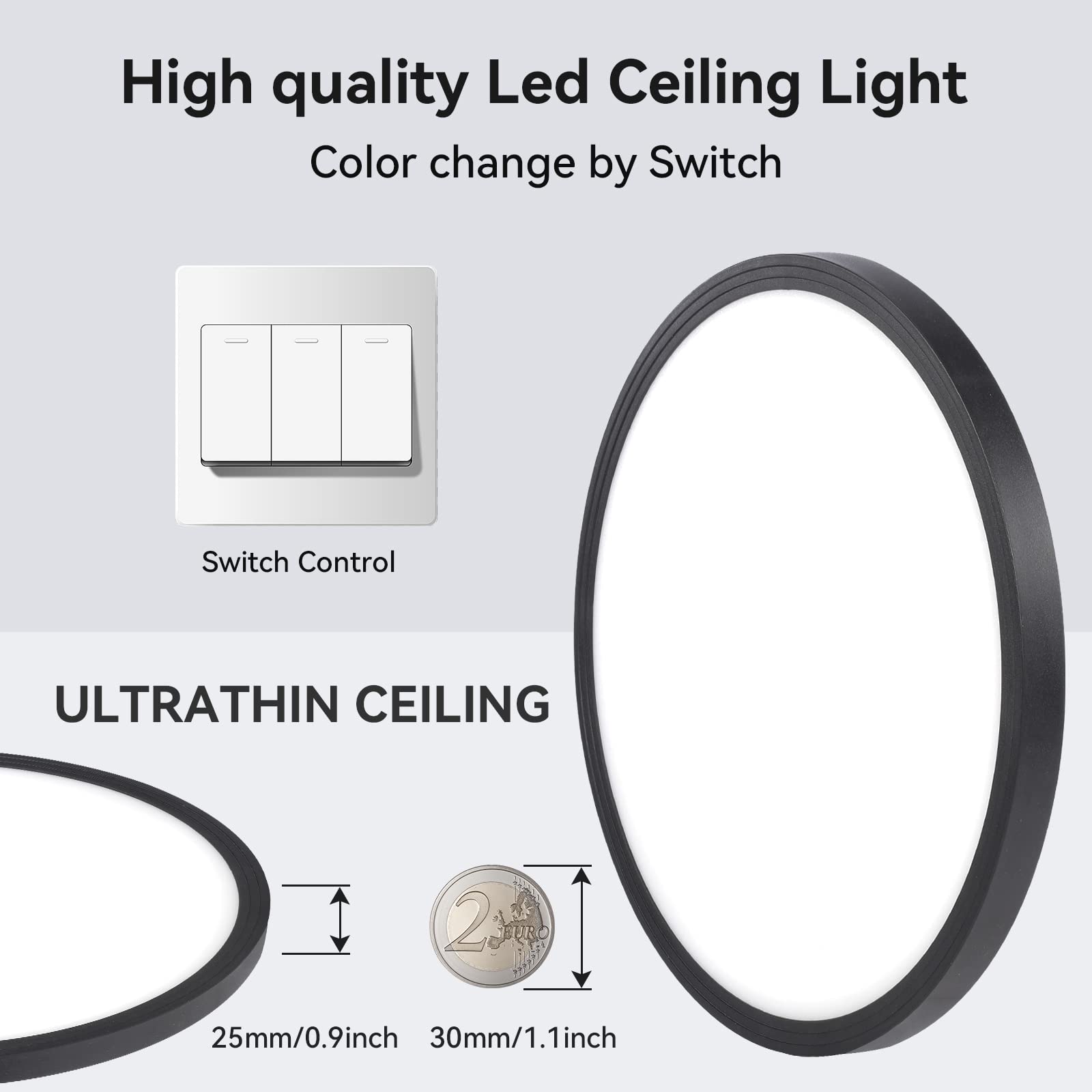 Lexier bathroom/kitchen/corridor LED fixture for clean, practical illumination.