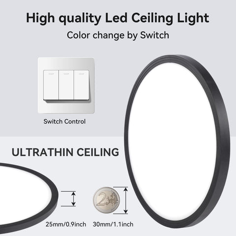 Lexier bathroom/kitchen/corridor LED fixture for clean, practical illumination.