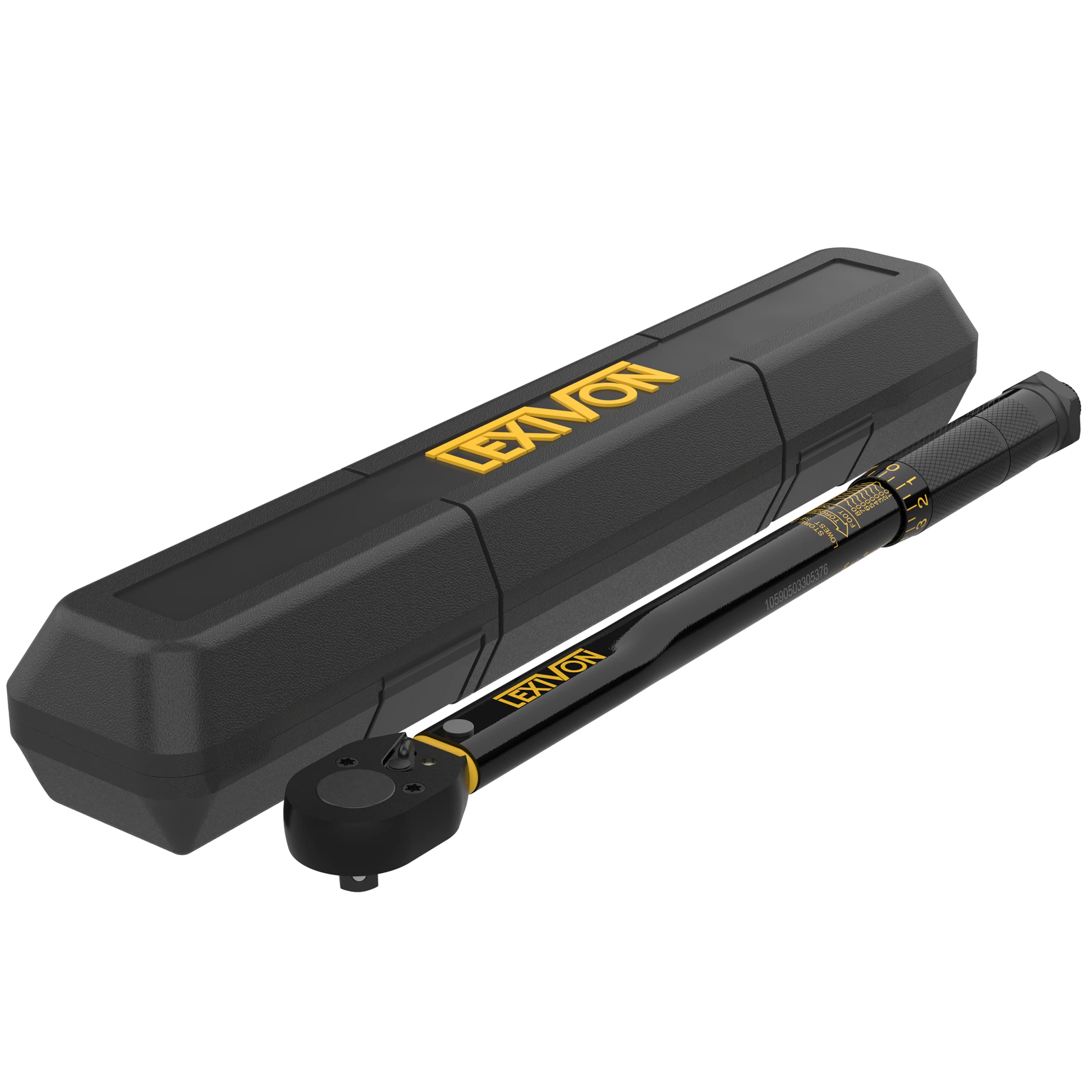 LEXIVON 3/8 drive torque wrench fits automotive, bike, and mechanical projects.
