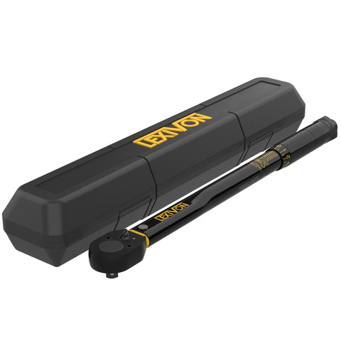 LEXIVON 3/8 drive torque wrench fits automotive, bike, and mechanical projects.