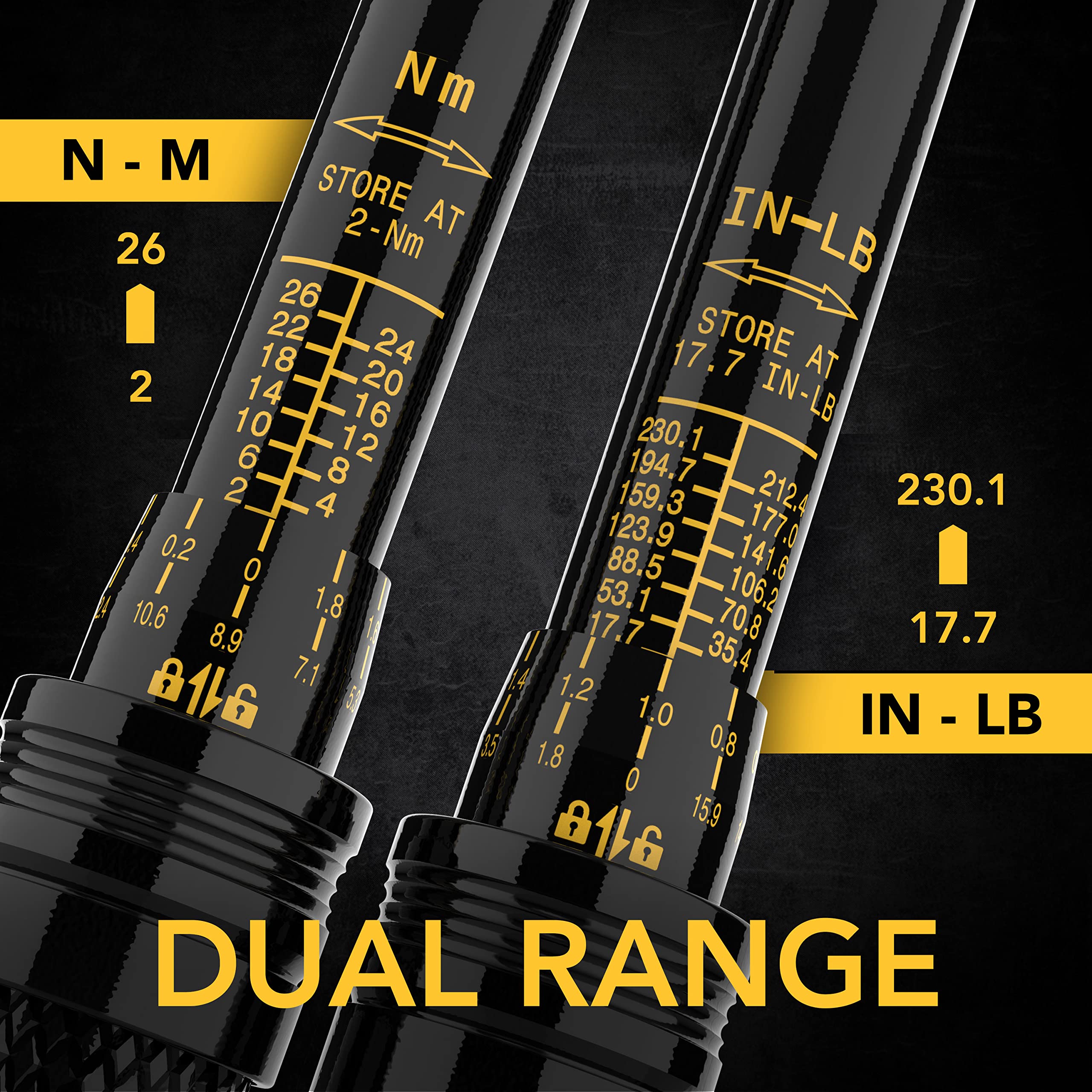 LEXIVON 72-tooth gear ratchet enables fast, secure socket changes