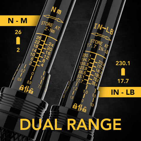 LEXIVON torque wrench rotating handle eases tight-space adjustments during road repairs.