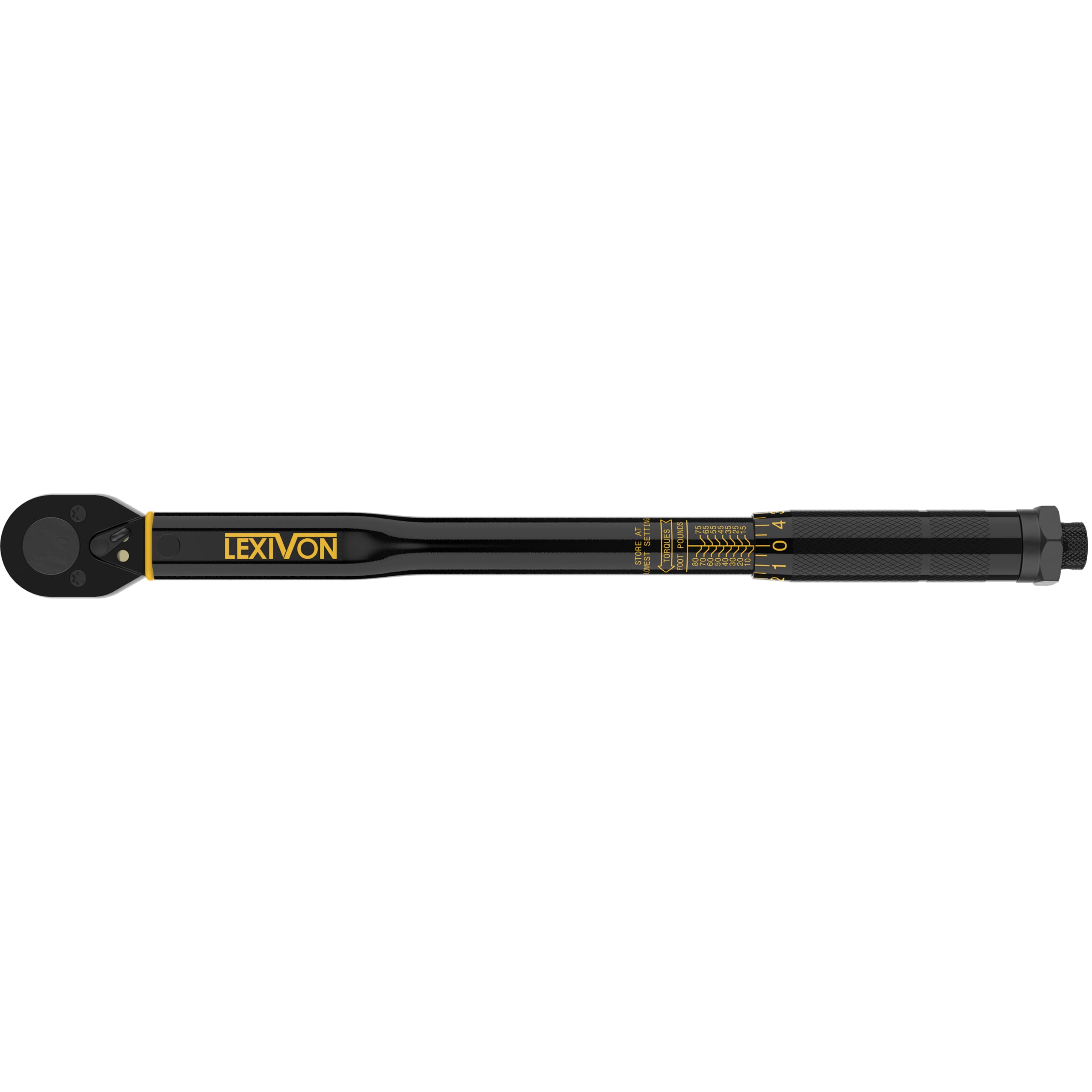 LEXIVON torque readout is clockwise only, simplifying accurate measurement during assembly.