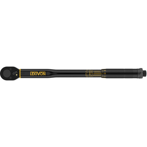 LEXIVON torque readout is clockwise only, simplifying accurate measurement during assembly.