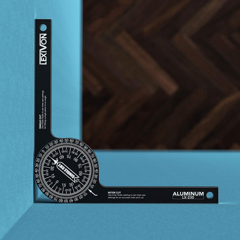 LEXIVON compact rust-proof design shown on a miter saw.