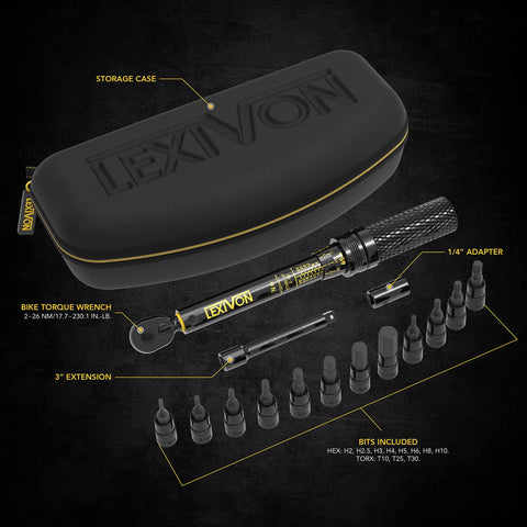 Dual-direction scale helps tighten and loosen bolts to the correct torque