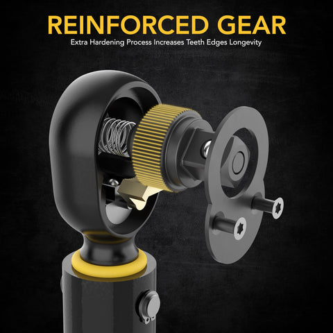 Electro-Black finish protects against rust and corrosion in tough environments