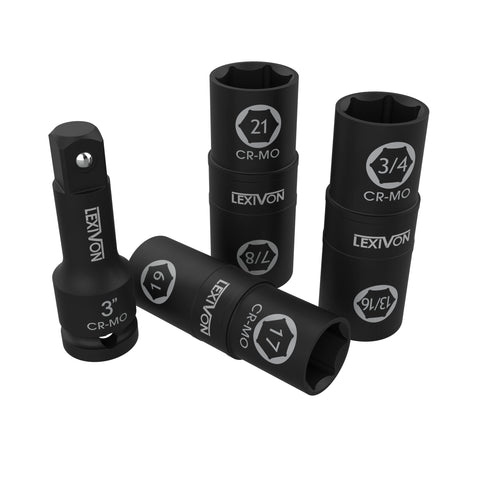 LEXIVON flip socket 21mm—reliable torque for automotive repair.