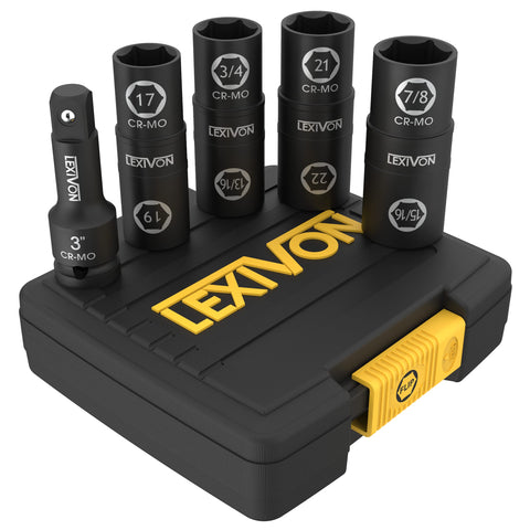 LEXIVON flip-socket-mechanism enables quick changes on the job.