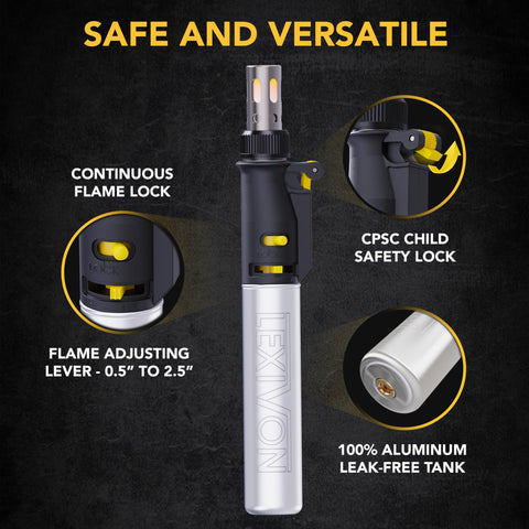 LEXIVON large fuel tank enables longer continuous operation between refills