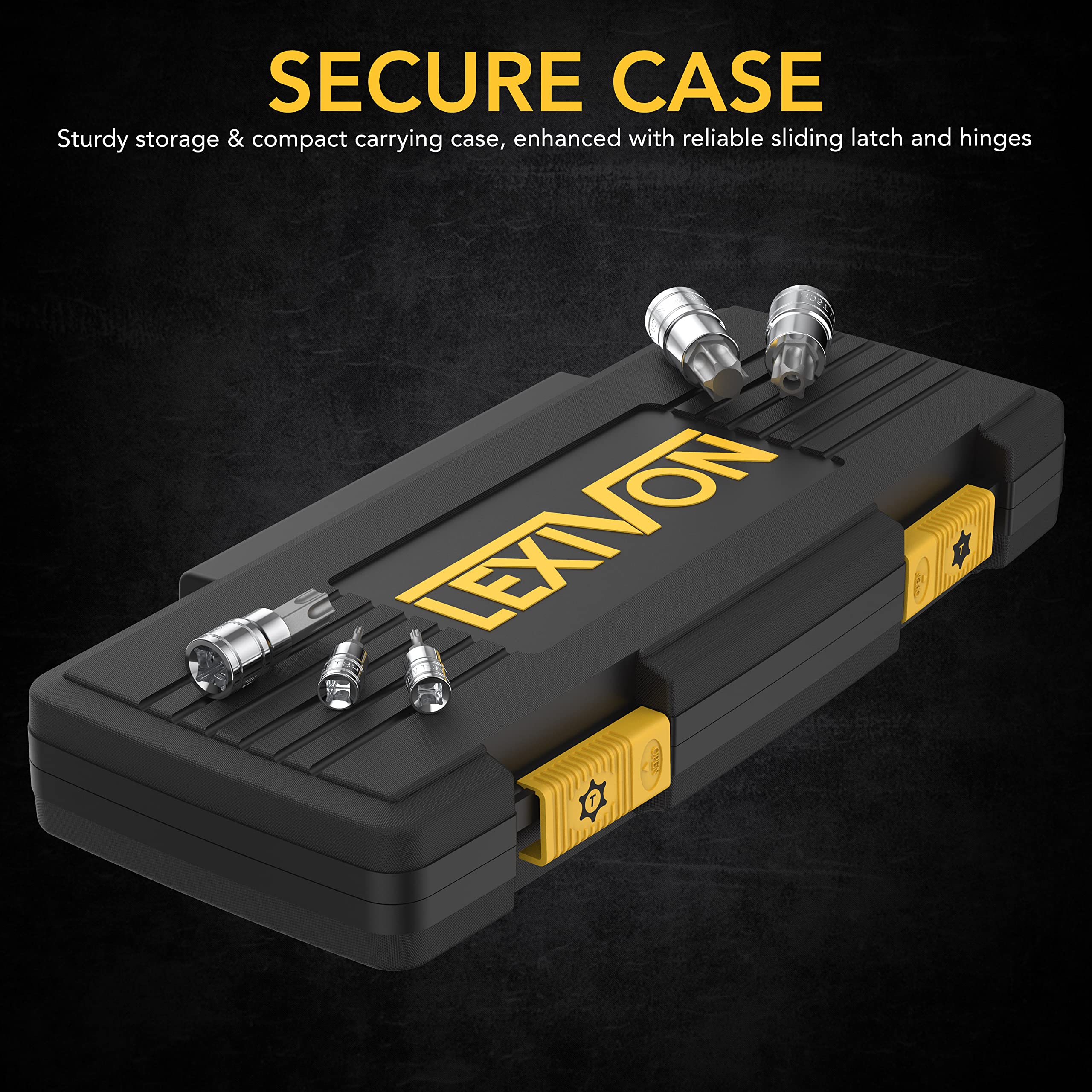 LEXIVON S2 alloy steel bits deliver high torque for tough tasks