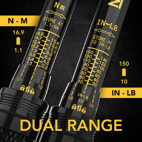 LEXIVON 72-tooth gear mechanism enables precise tightening in tight spaces.