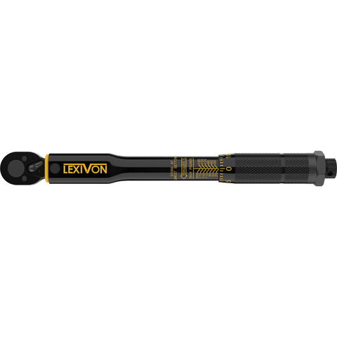 LEXIVON LX-181 dual-range scale aids quick torque setting.