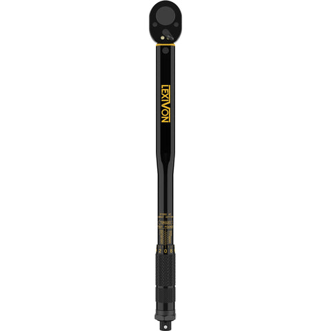 LEXIVON torque wrench dual-range scale enables quick torque setting