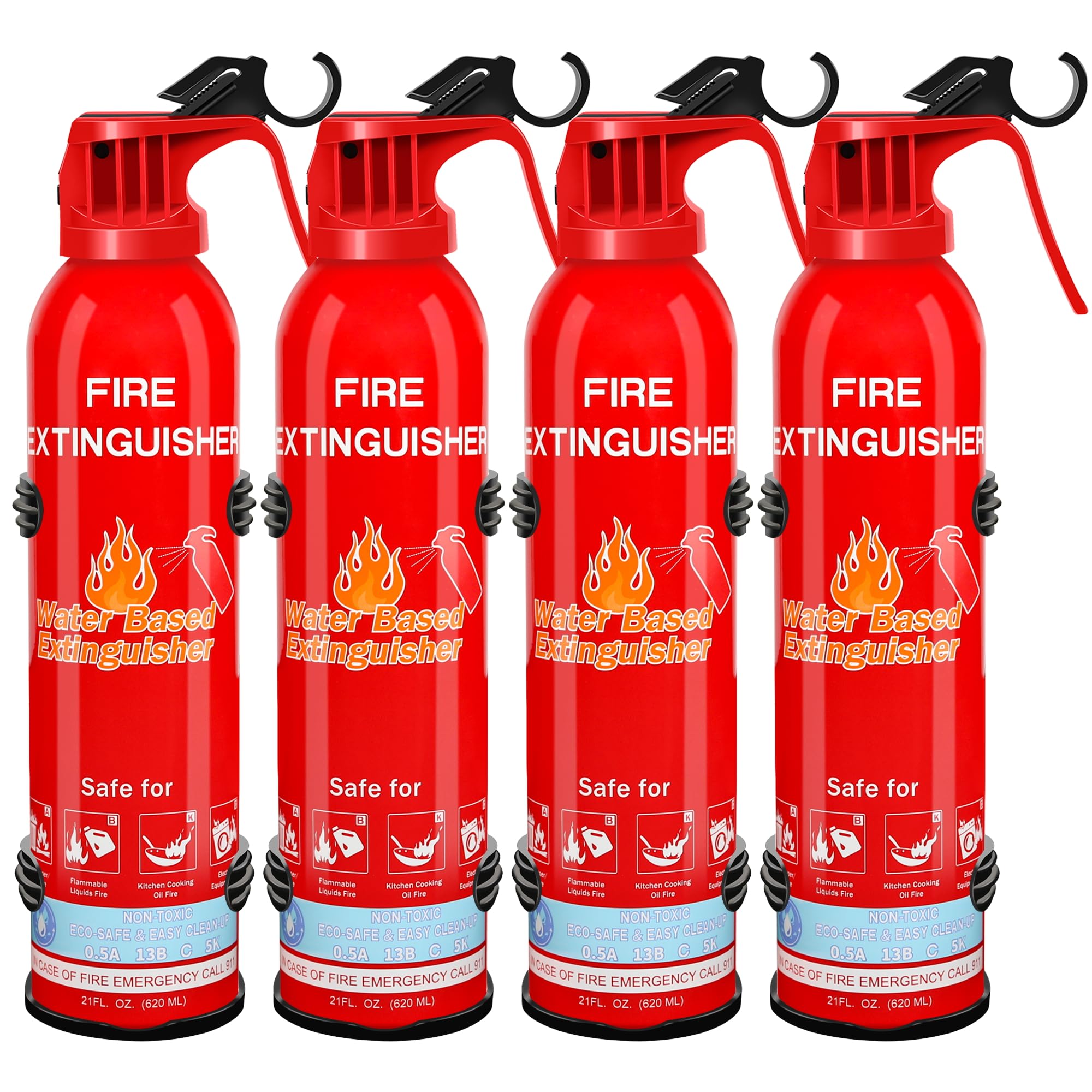 Leyanny fire extinguisher mounted on a home wall for quick access and safety