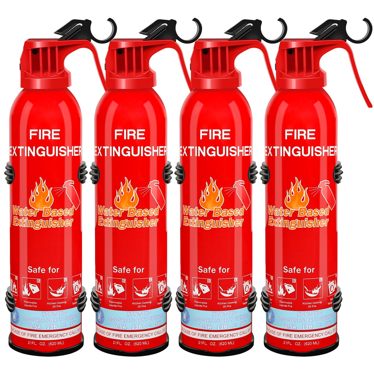 Leyanny fire extinguisher mounted on a home wall for quick access and safety