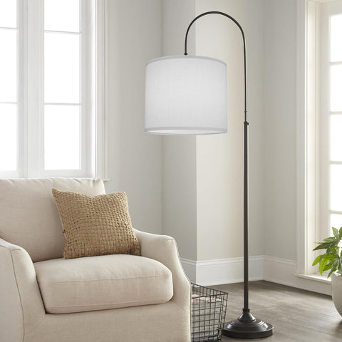 LEYINPEI front-view white lampshade, clean and modern for any room.