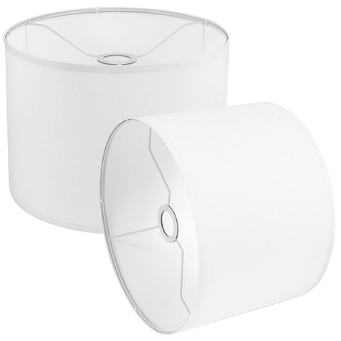 LEYINPEI white drum shade top view with modern, soft diffusion