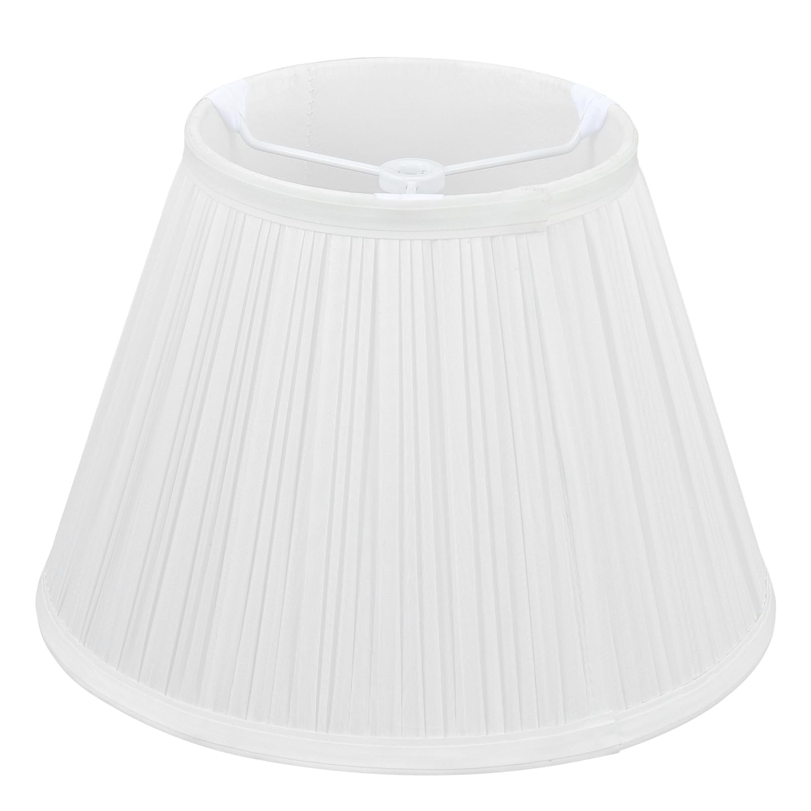 LEYINPEI small lamp shade showing 6-inch top and 10-inch bottom for compact lamps